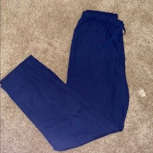 Butter-Soft Navy Blue Scrub Bottoms